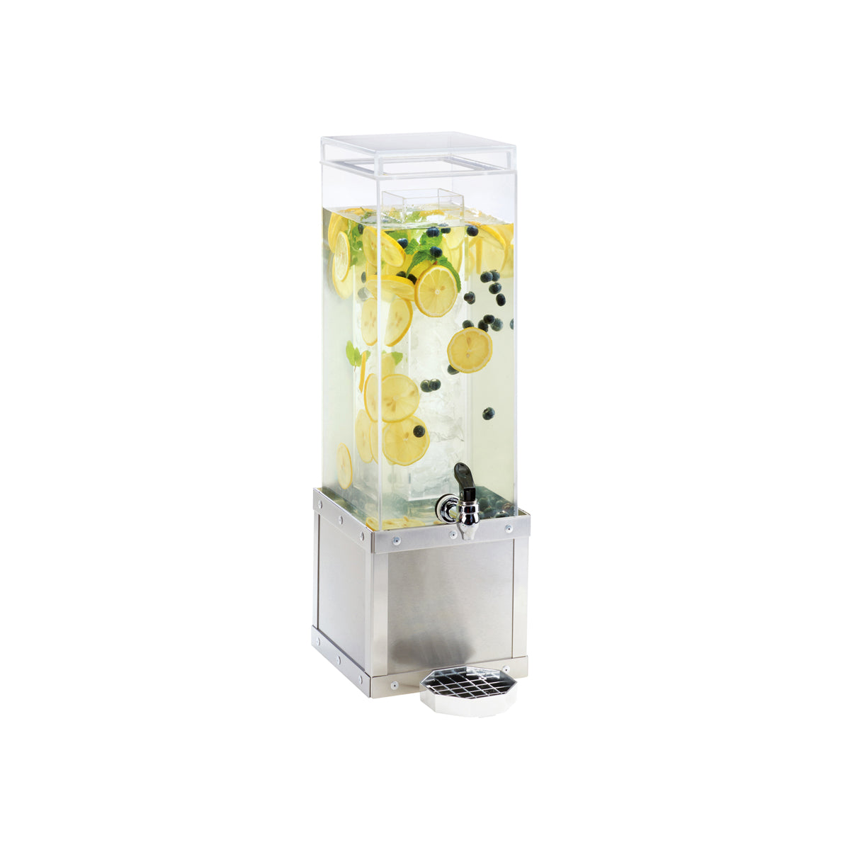 CalMil Urban Collection Drink Dispenser With Ice Chamber 203x203x610mm Tomkin Australia