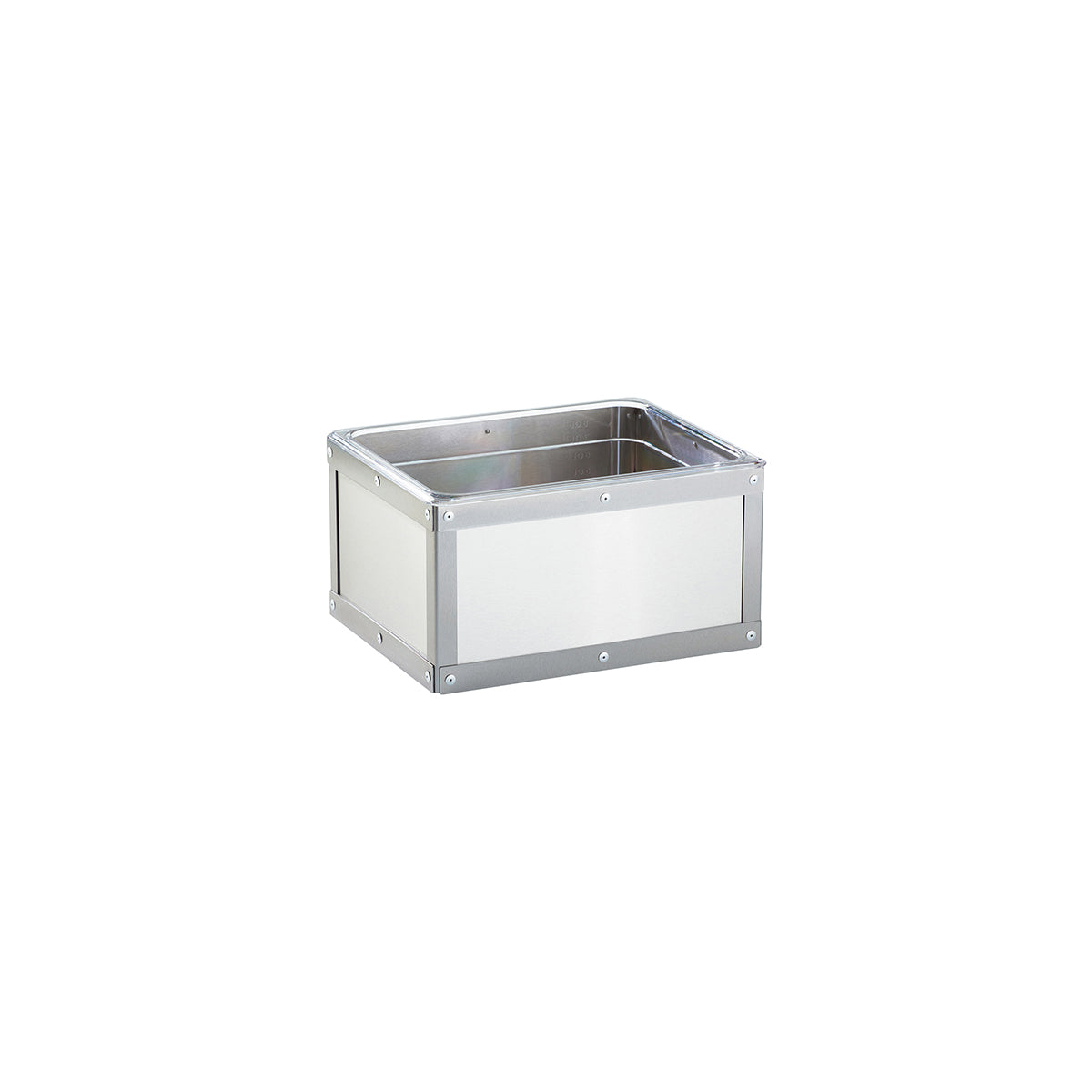 CM3395-10-55 Cal-Mil Urban Collection Icebox Stainless Steel 324x273x171mm Tomkin Australia Hospitality Supplies