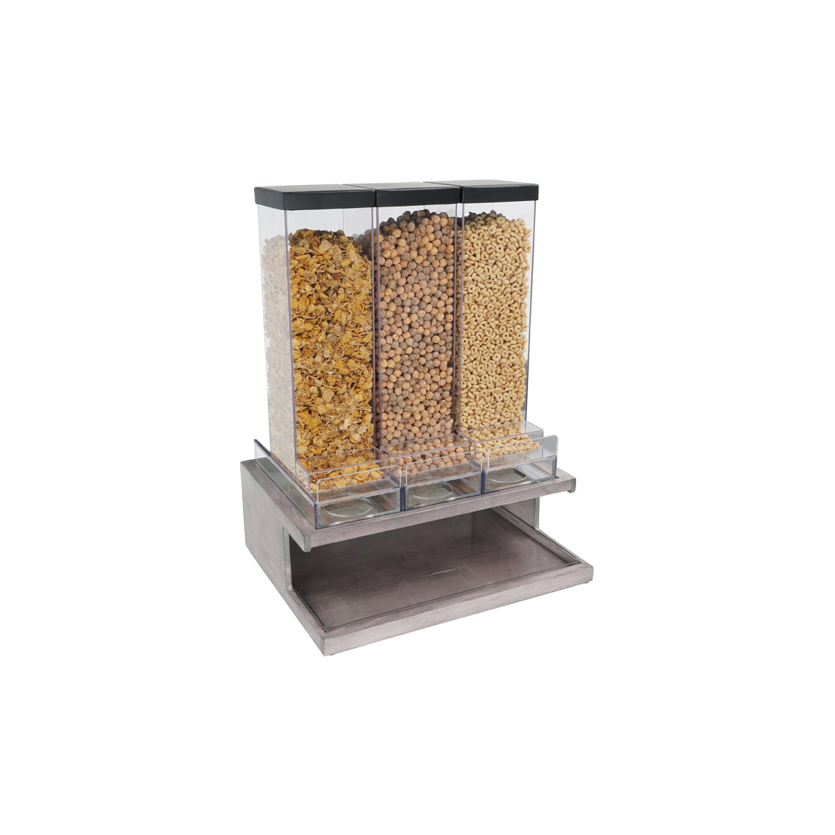 CM3434-110 Cal-Mil 3 Section Cereal Dispenser 457x368x610mm Tomkin Australia Hospitality Supplies