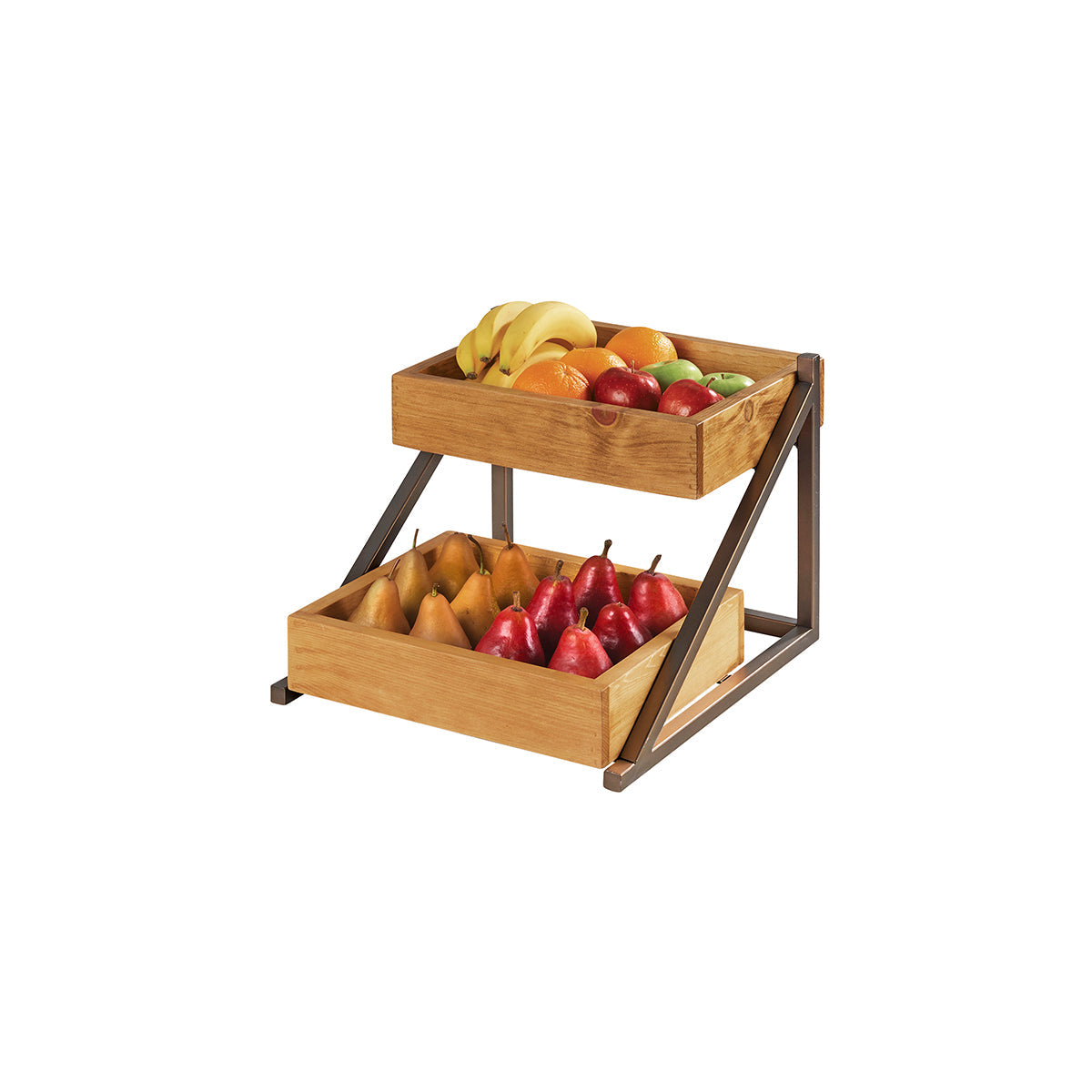 CM3448-84 Cal-Mil Sierra 2 Tier Merchandising Stand 400x432x330mm Tomkin Australia Hospitality Supplies