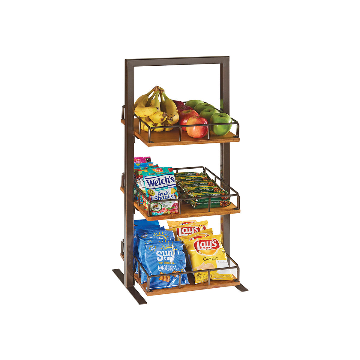 CM3494-3-84 Cal-Mil Sierra 3 Tier Merchandiser 305x305x787mm Tomkin Australia Hospitality Supplies