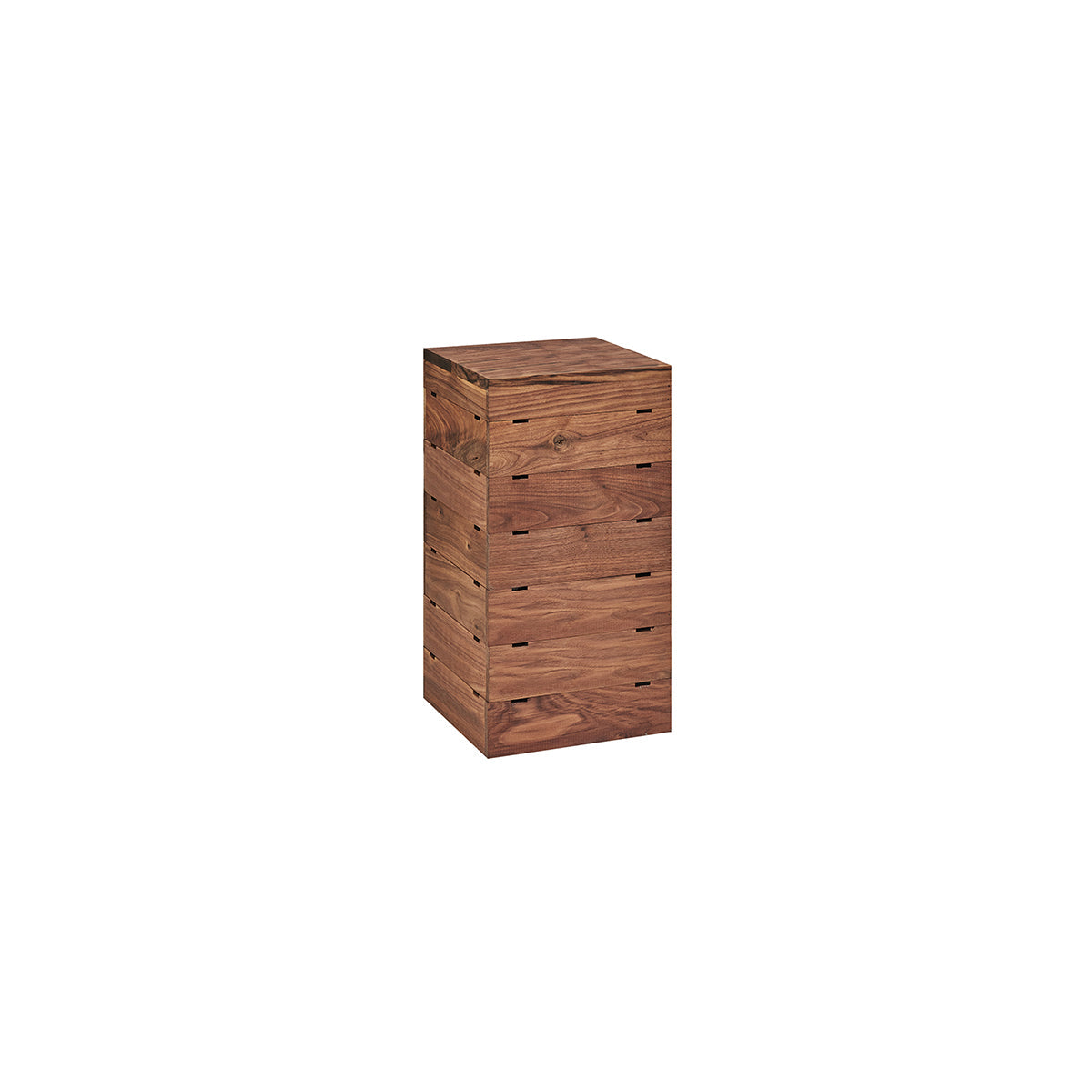 CM3627-78 Cal-Mil Mid-Century Riser with Shelf Slot 229x229x457mm Tomkin Australia Hospitality Supplies