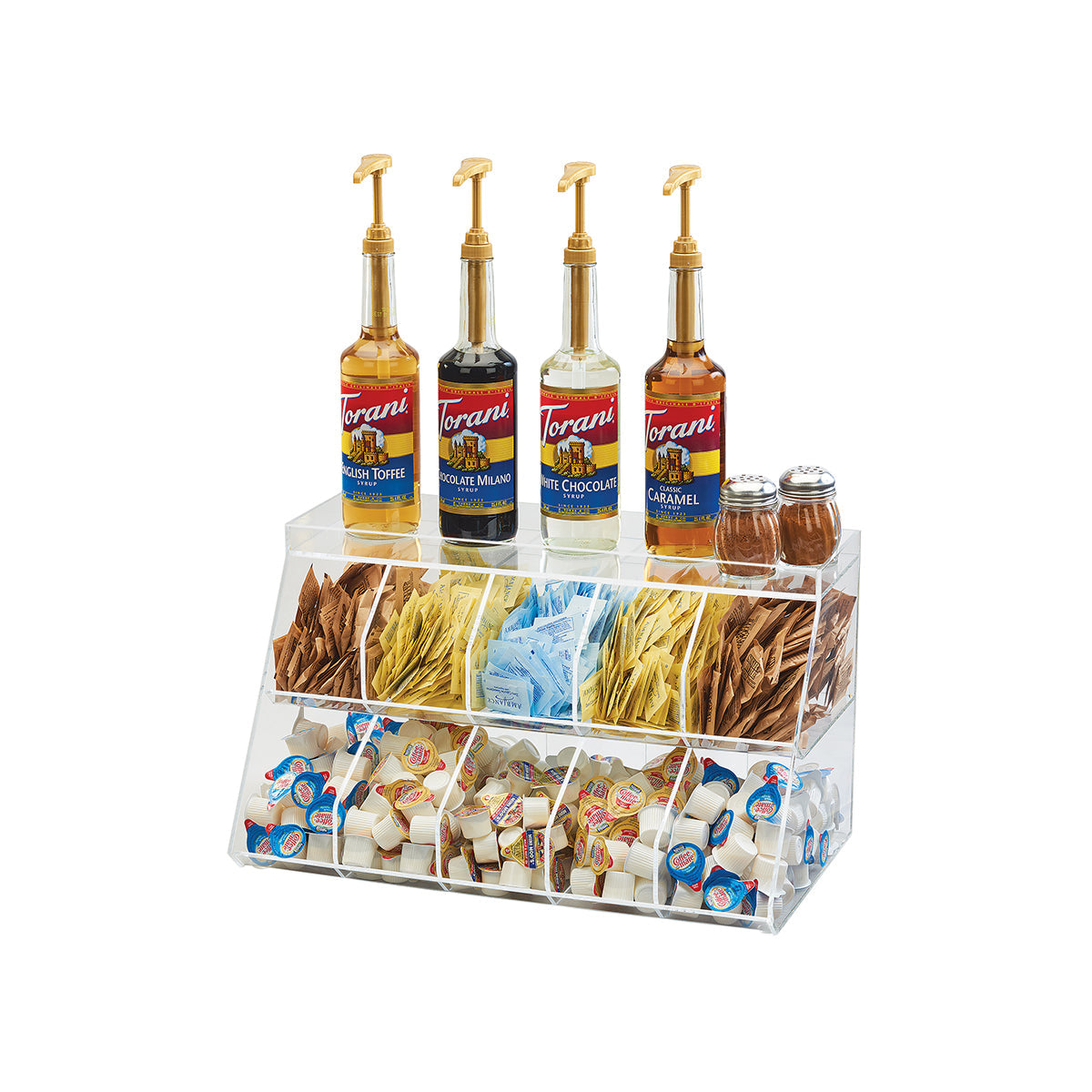 CM3643-10 Cal-Mil Classic 10 Bin Condiment Holder 533x305x305mm Tomkin Australia Hospitality Supplies