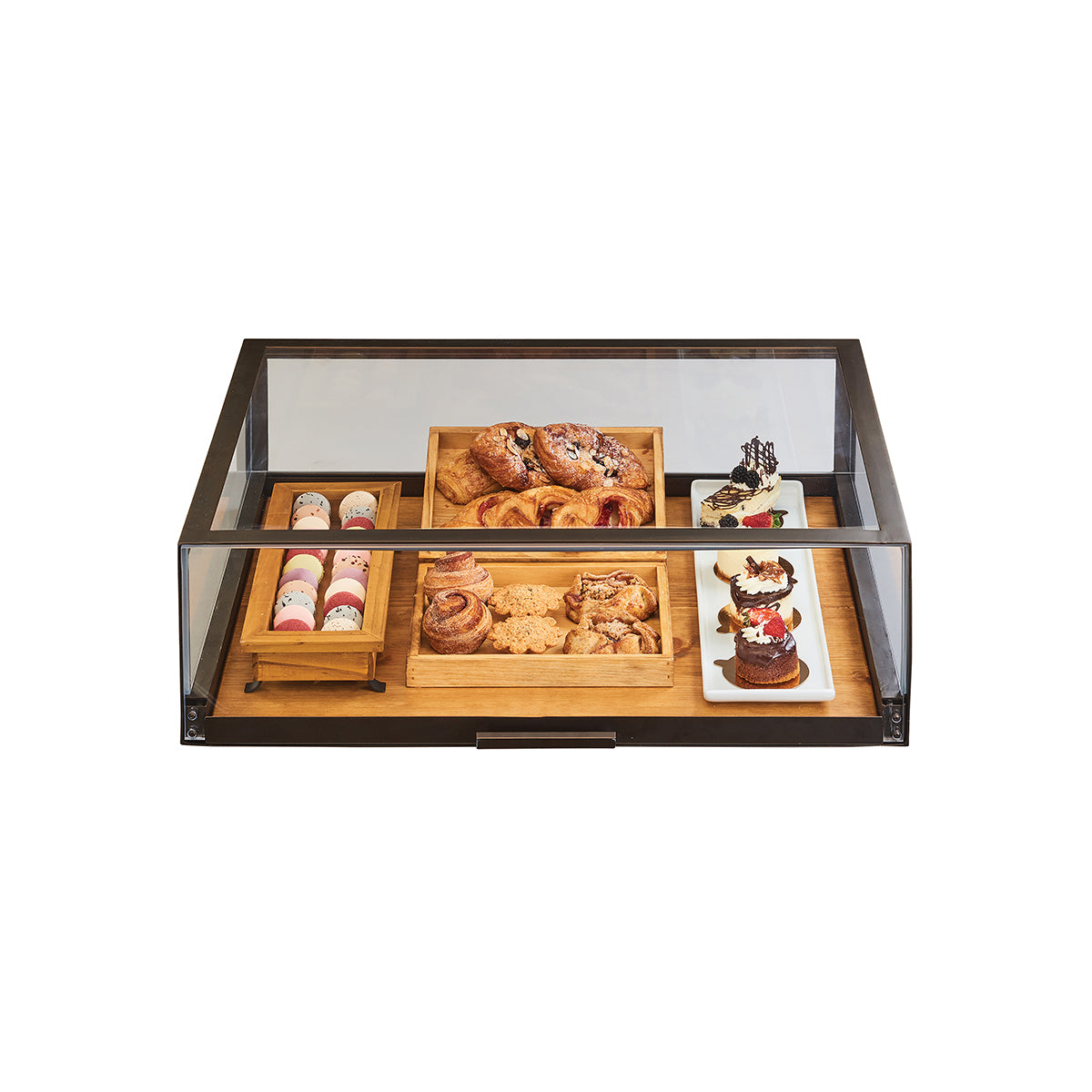 CM3694-84 Cal-Mil Sierra Pastry Display with Drawer 1219x610x254mm Tomkin Australia Hospitality Supplies