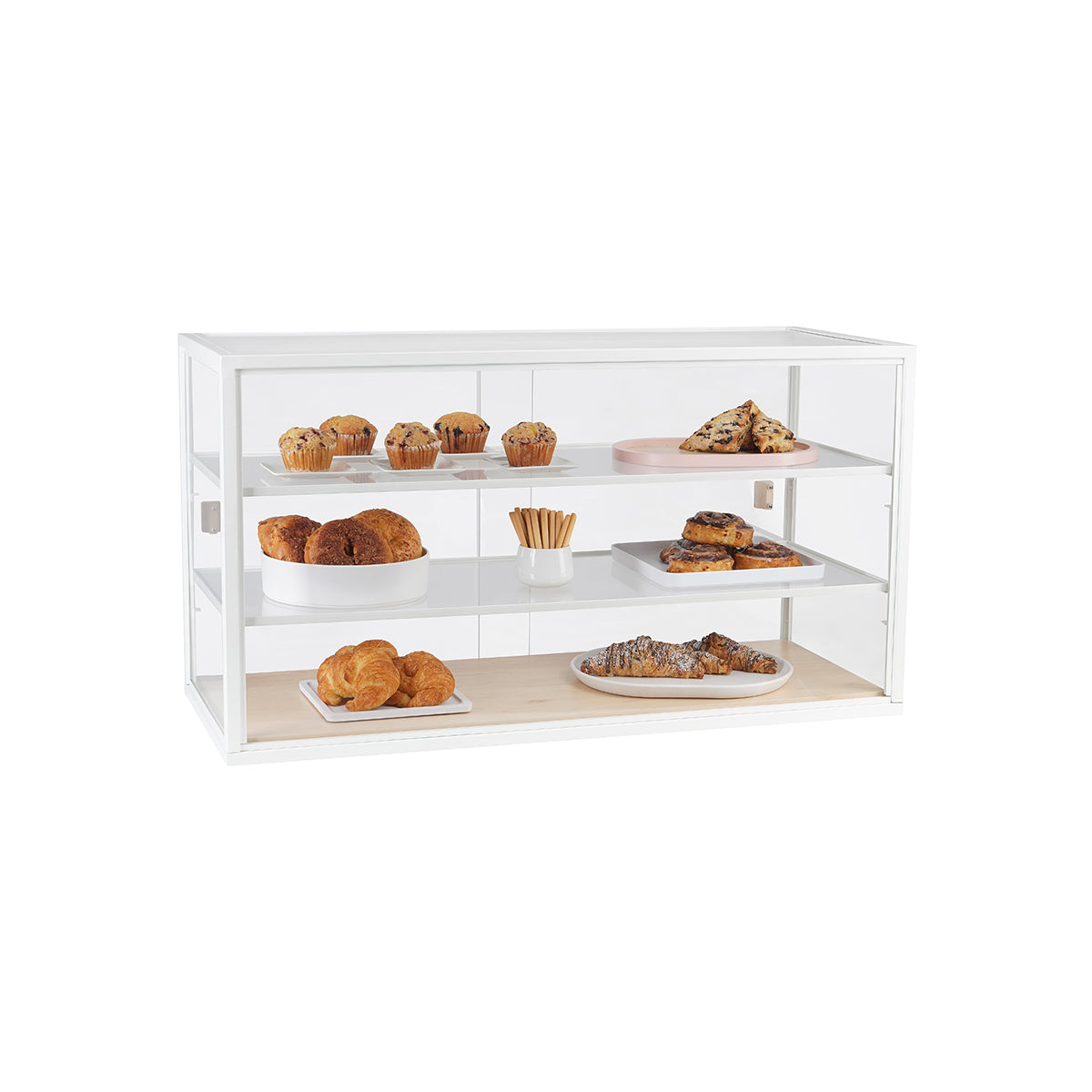 CM3695-15 Cal-Mil Blonde Display Case 1067x432x584mm Tomkin Australia Hospitality Supplies