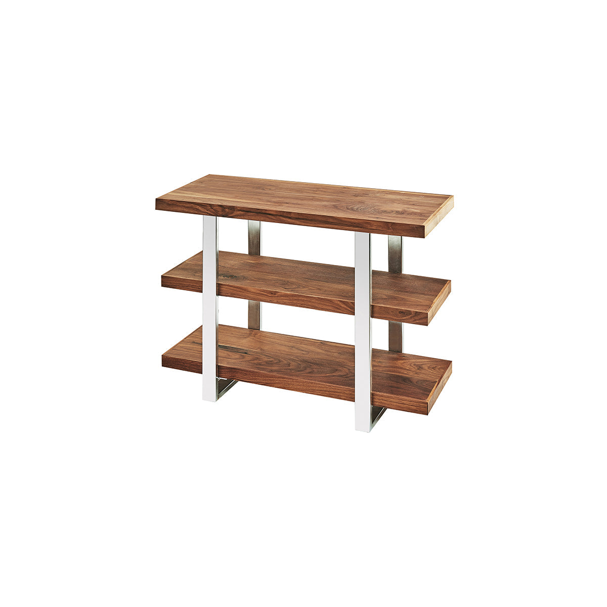 Cal-Mil Mid-Century Chrome 3 Tier Frame Riser 813x343x648mm | Tomkin ...