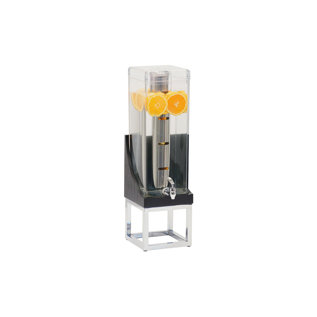 CM3804-3INF-87 Cal-Mil Cinderwood Drinks Dispenser with Infusion Chamber 203x660mm / 13.6Lt Tomkin Australia Hospitality Supplies