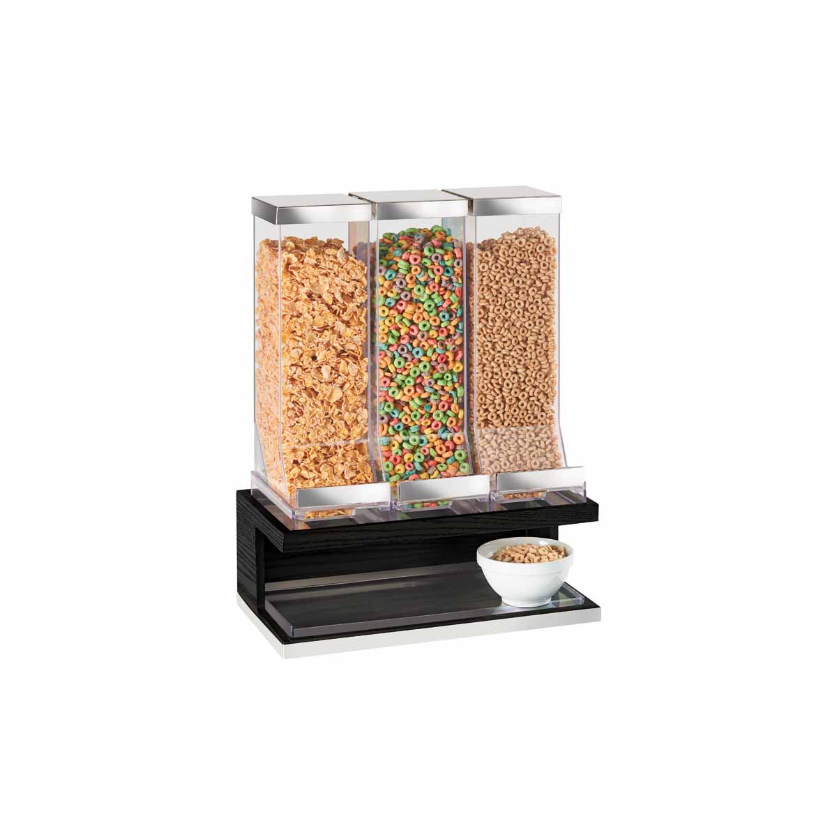 CM3823-87 Cal-Mil Cinderwood 3 Cereal Dispenser 445x241x610mm Tomkin Australia Hospitality Supplies