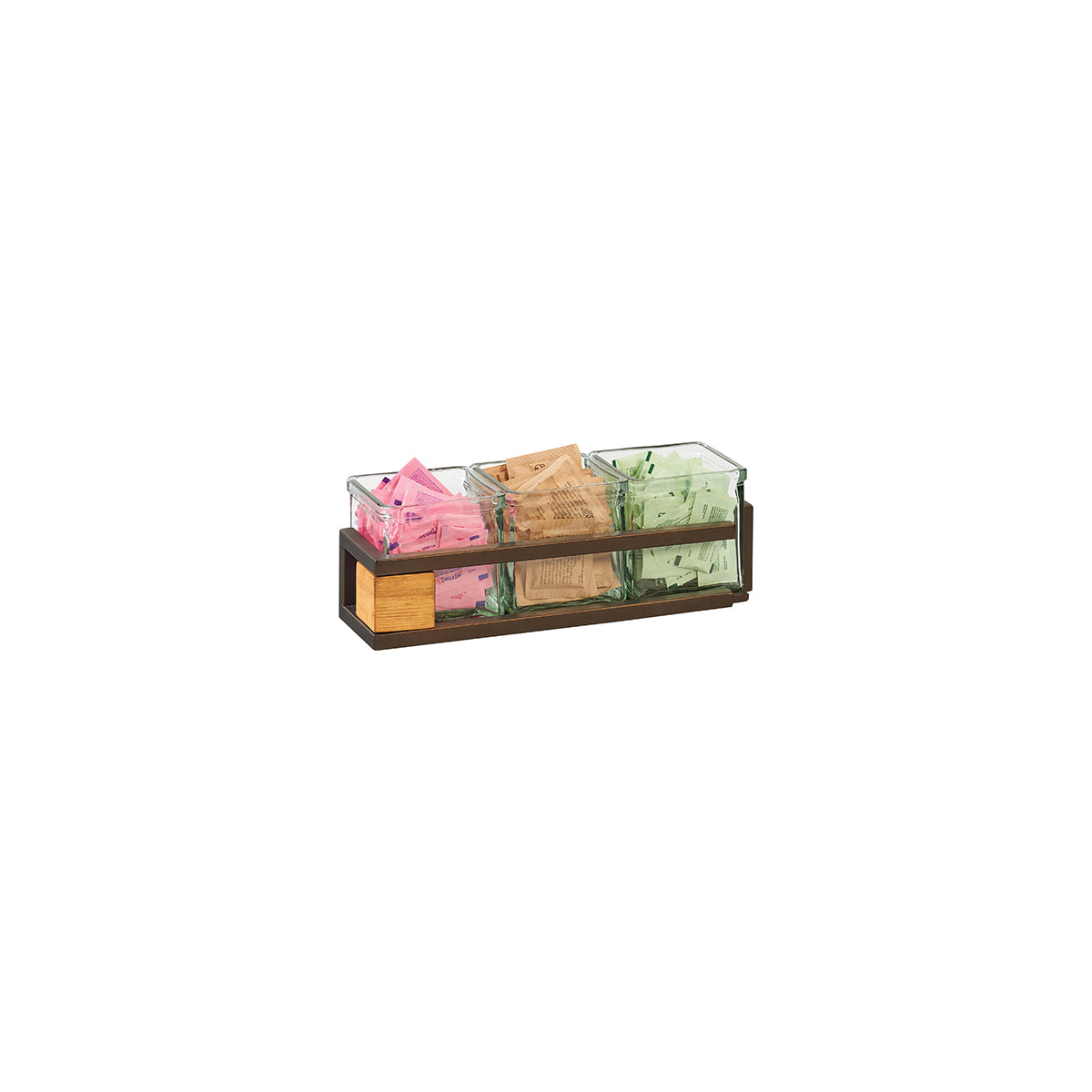 CM3910-3-84 Cal-Mil Sierra 3 Jar Caddy with Jars 330x127x108mm Tomkin Australia Hospitality Supplies