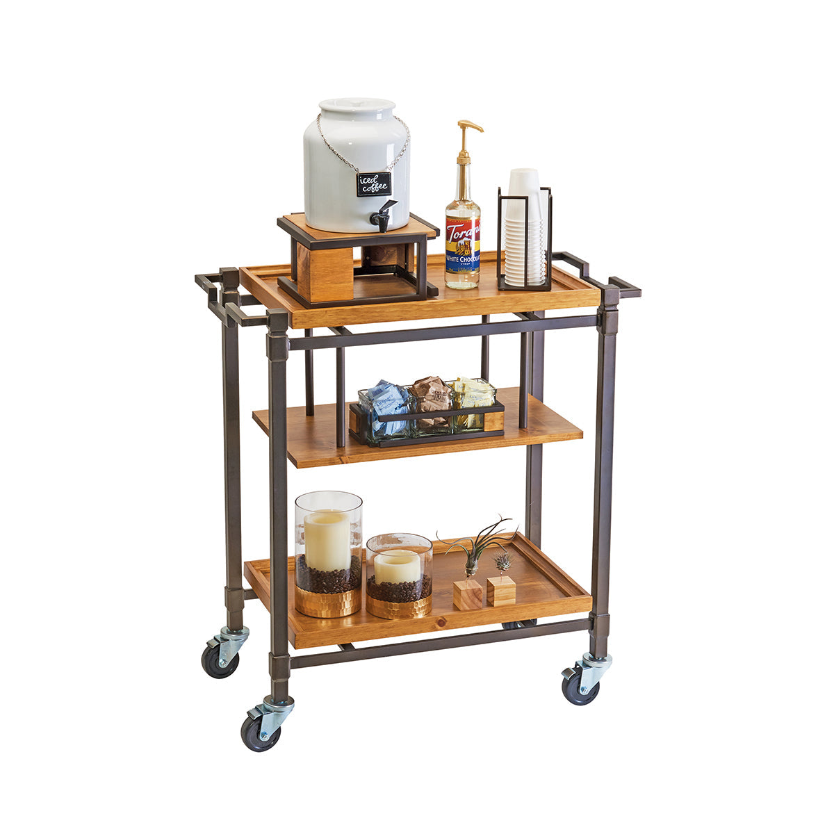 CM3913-84 Cal-Mil Sierra Drinks Trolley 686x406x914mm Tomkin Australia Hospitality Supplies