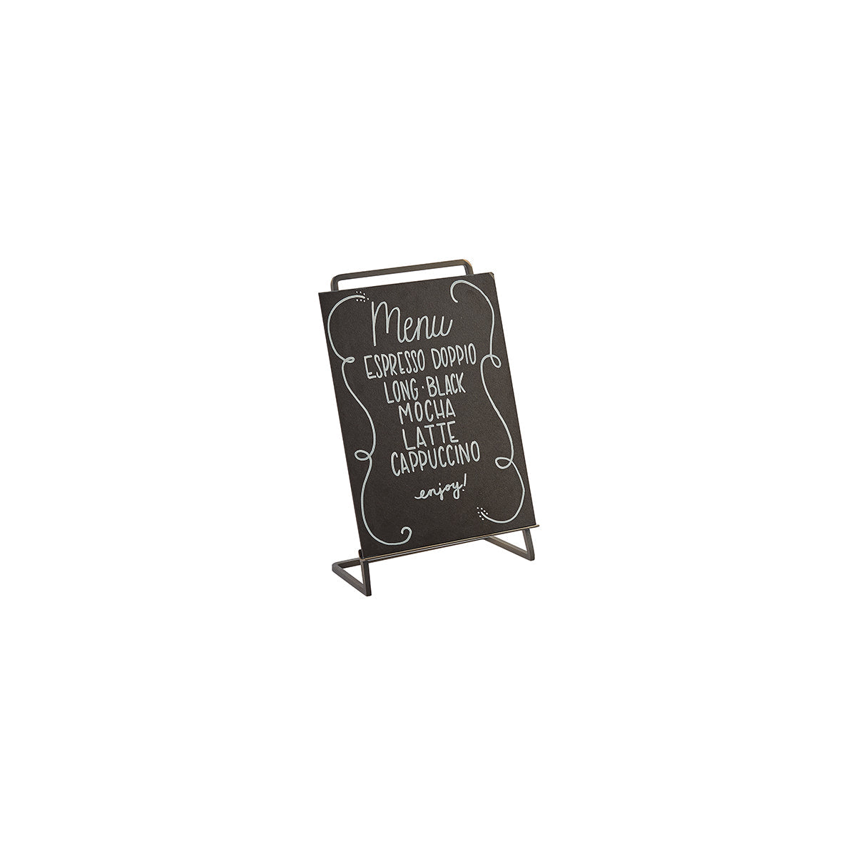 CM3919-811-84 Cal-Mil Sierra Chalkboard Sign 216x279mm Tomkin Australia Hospitality Supplies