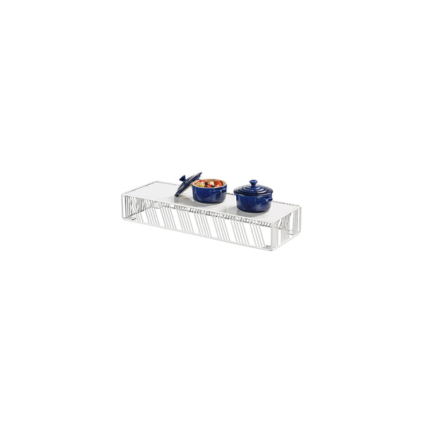 Cal-Mil Portland White Rectangular Risers 514x178x76mm | Tomkin Australia