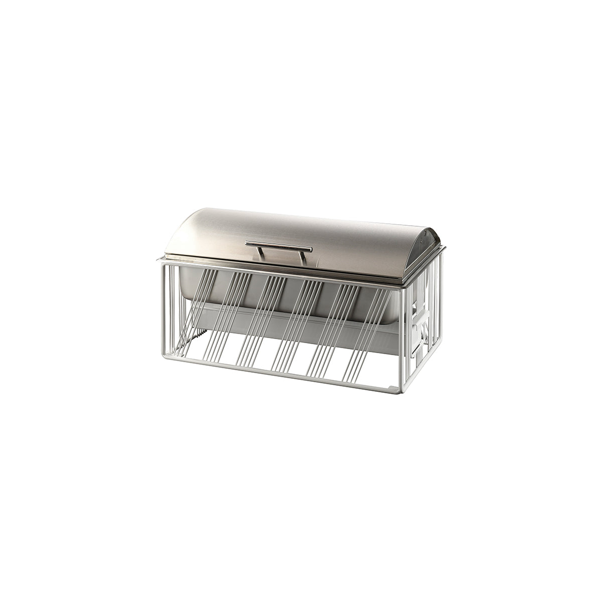 CM4113-15 Cal-Mil Portland White Chafer With Stainless Steel Cover 559x343x305mm Tomkin Australia Hospitality Supplies