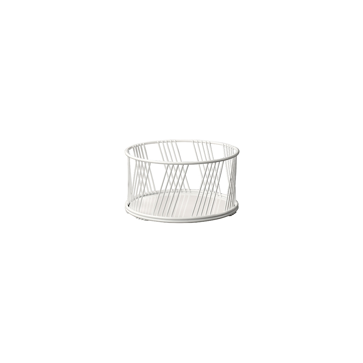 CM4114-10-15 Cal-Mil Portland White Basket 267x140mm Tomkin Australia Hospitality Supplies