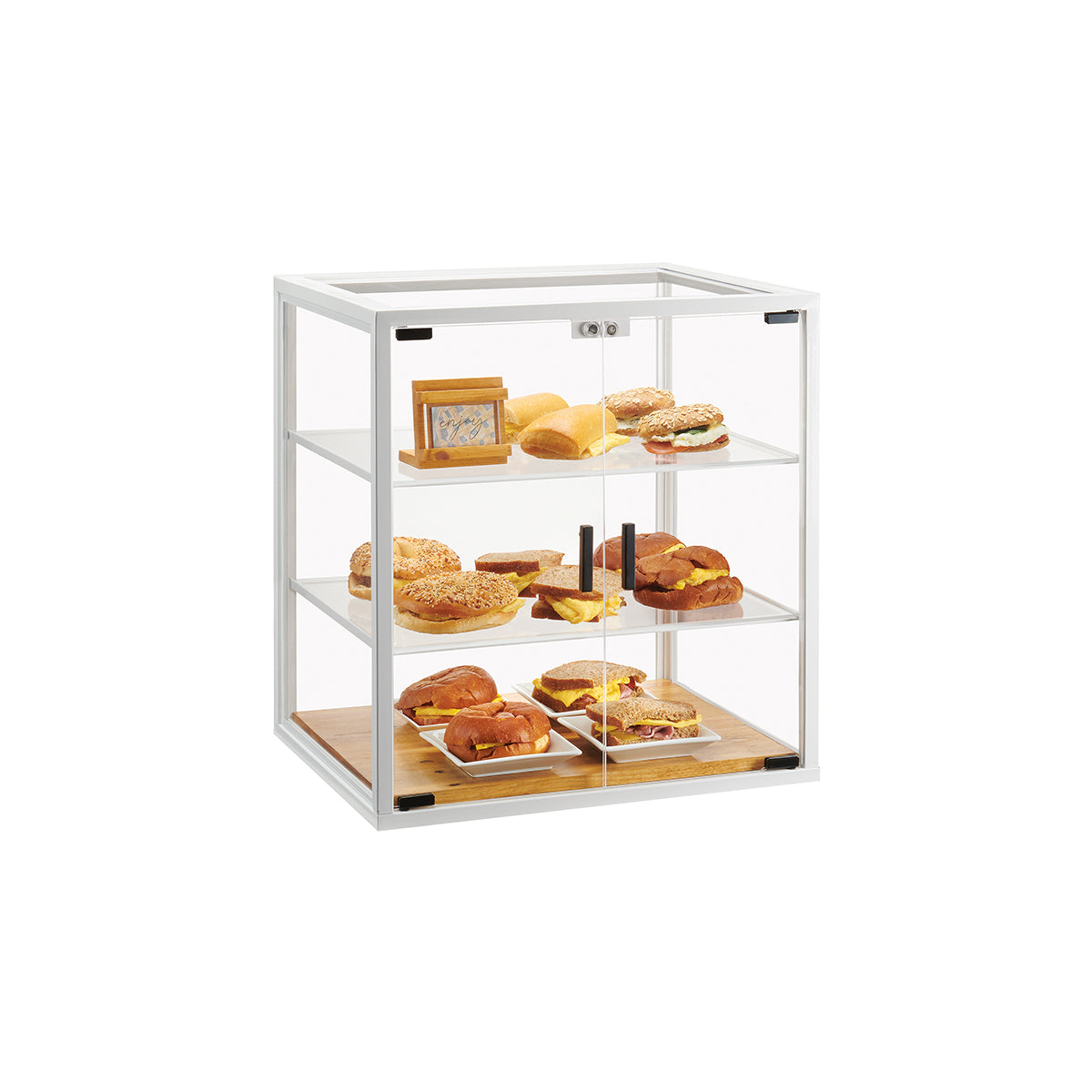 CM4312-15 Cal-Mil Monterey Square Bakery Case 533x432x591mm Tomkin Australia Hospitality Supplies