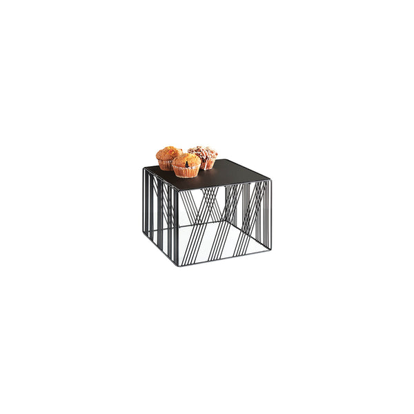 Cal-Mil Portland Black Square Risers 305x305x229mm | Tomkin Australia