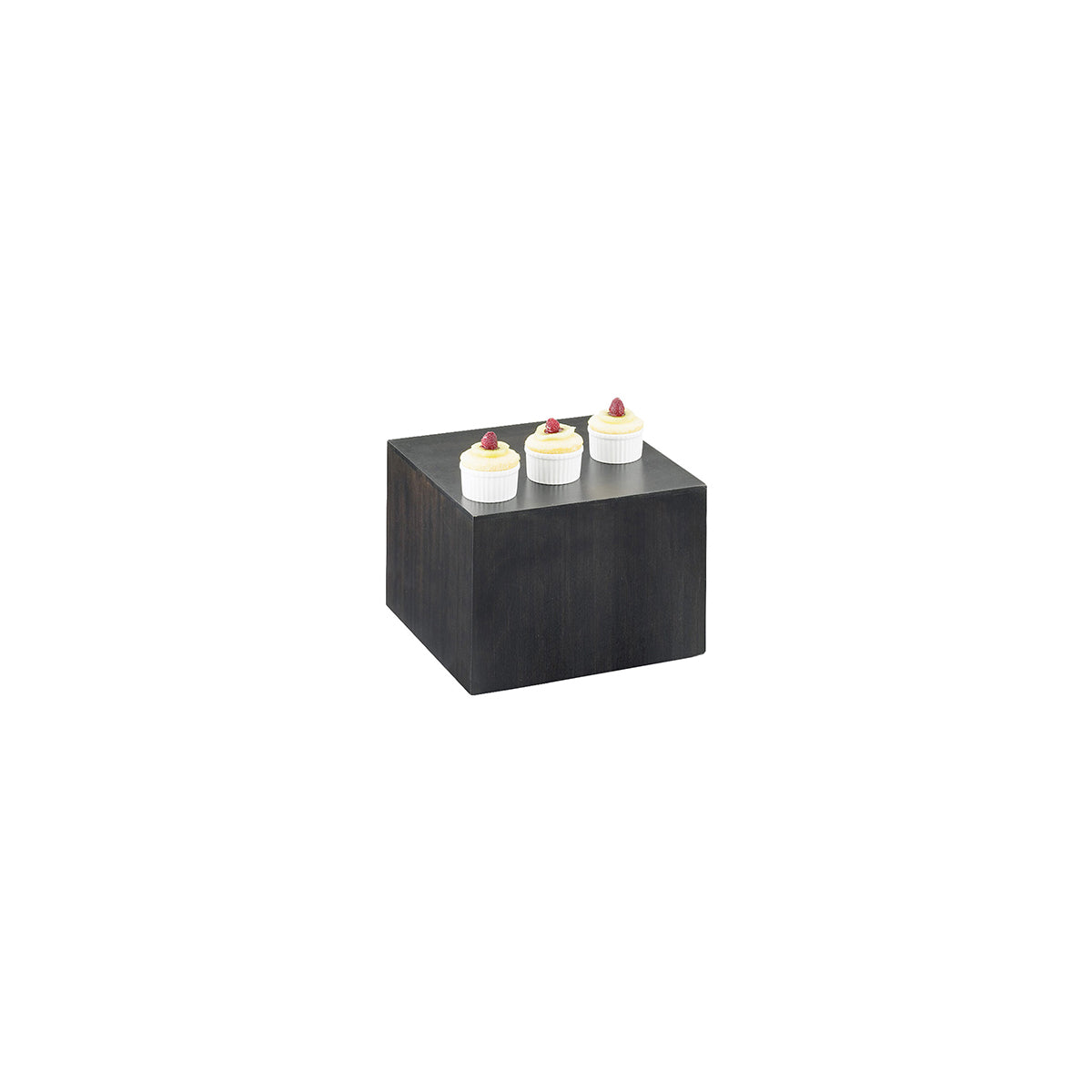 CM432-9-96 Cal-Mil Midnight Square Cube Riser 305x305x229mm Tomkin Australia Hospitality Supplies