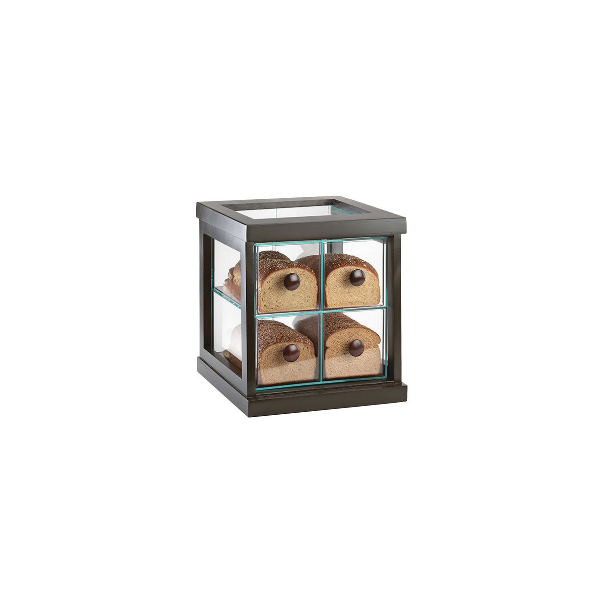 CM813-96 Cal-Mil Midnight 4 Drawer Bread Case 381x368x381mm Tomkin Australia Hospitality Supplies