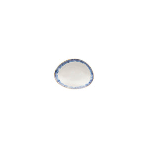 Brisa Ria Blue Oval Plate 154x120mm