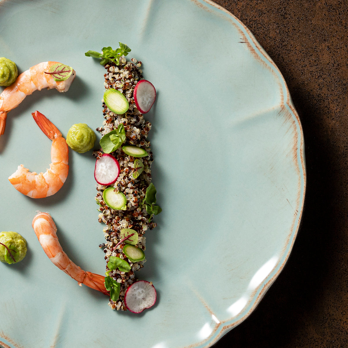 Alentejo Turquoise Rectangular Tray 212x103mm