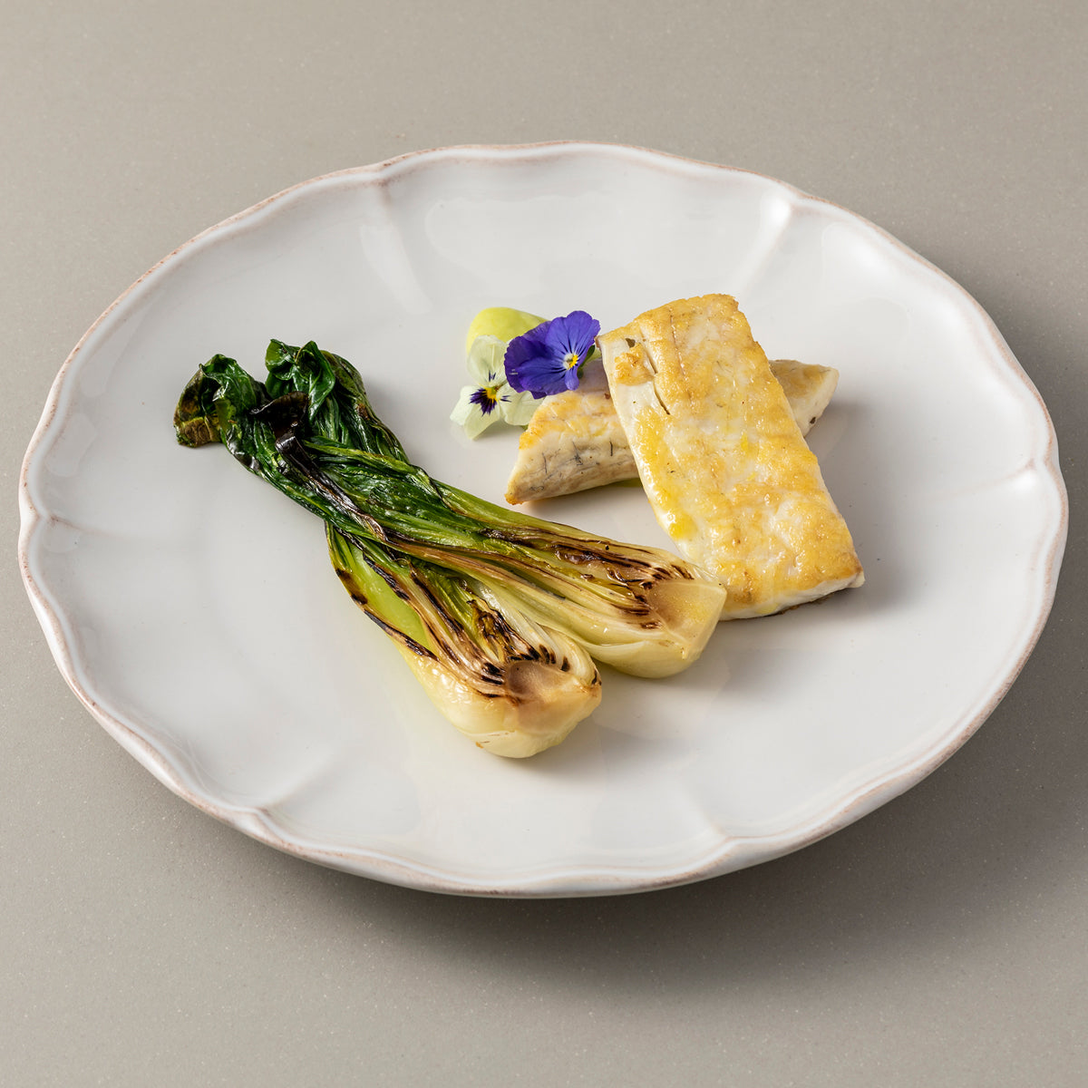 300017 Costa Nova Alentejo White Square Tray 210x207mm Tomkin Australia Hospitality Supplies