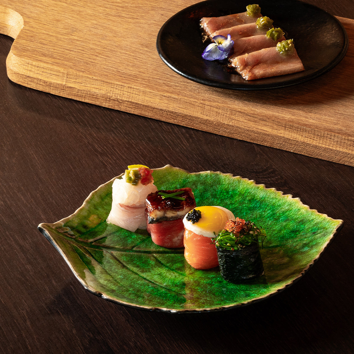 Riviera Forets Hydrangea Leaf Plate 218x191mm