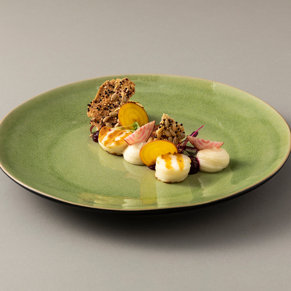 Riviera Vert Frais Round Plate 271mm