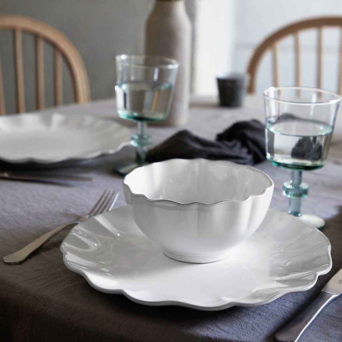 301752 Costa Nova Rosa Branco Round Bowl 160mm / 660ml Tomkin Australia Hospitality Supplies