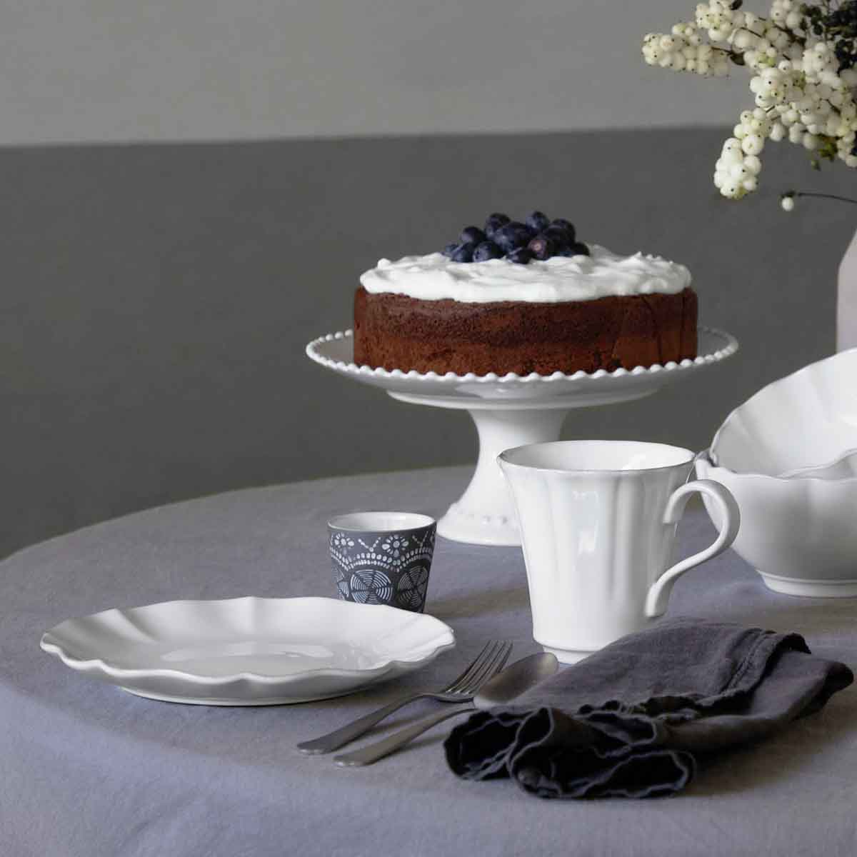 301756 Costa Nova Rosa Branco Oval Platter 400x288mm Tomkin Australia Hospitality Supplies