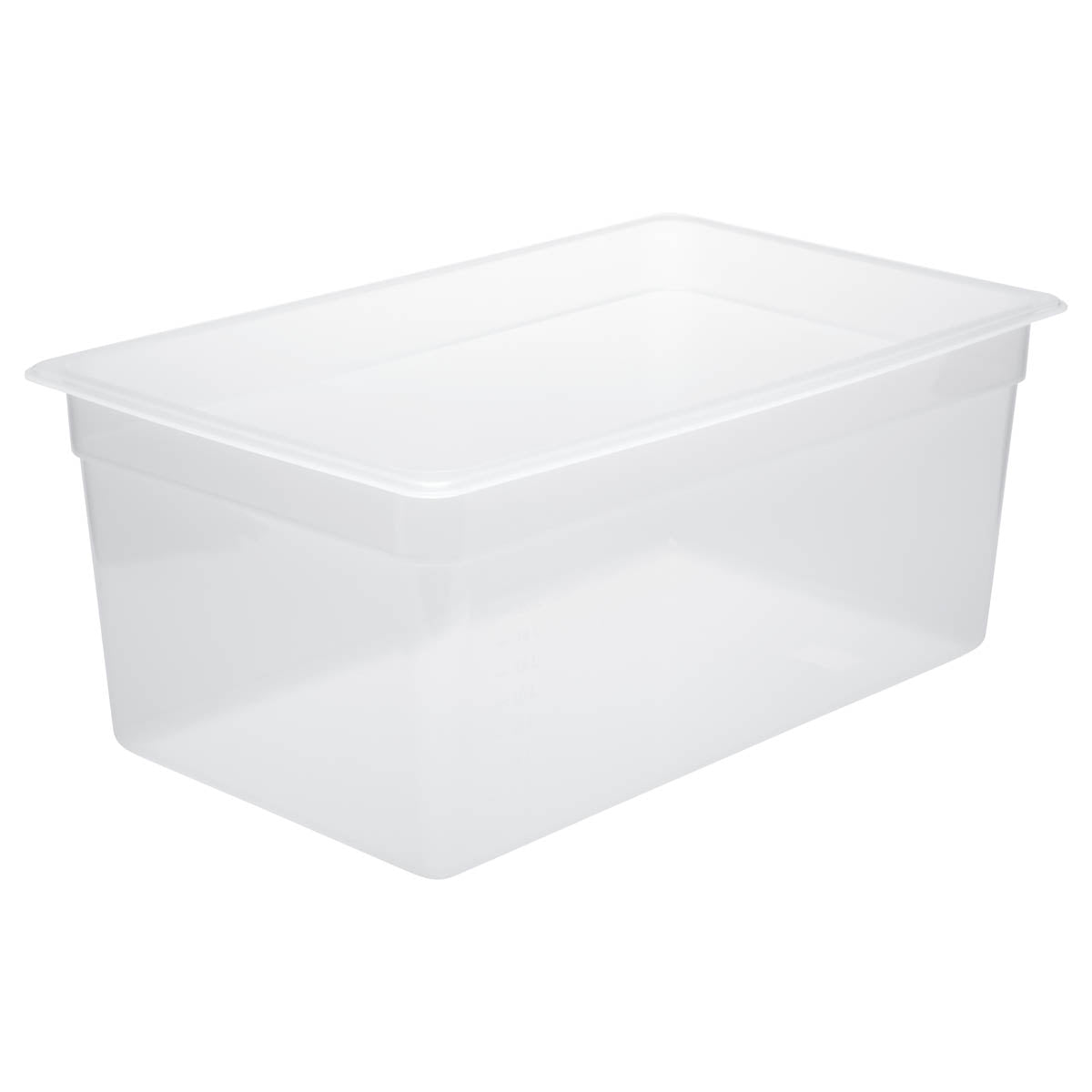 CPP-11065 Chef Inox  GN Storage Container Polypropylene Size 1/1 x 65mm Clear Tomkin Australia Hospitality Supplies