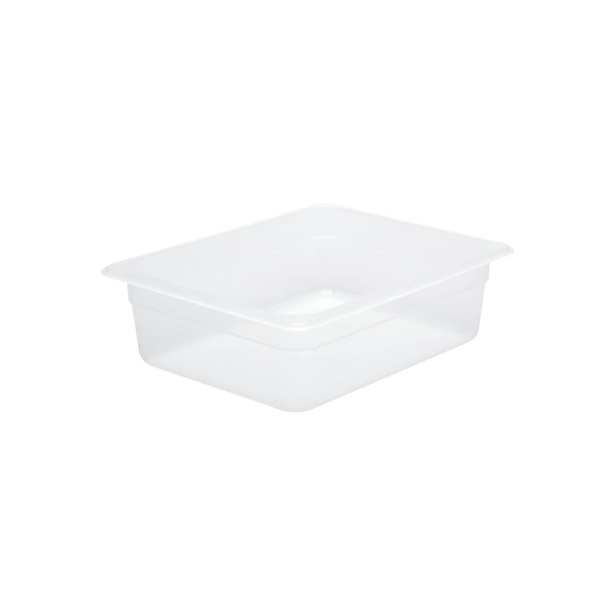 CPP-12100 Chef Inox  GN Storage Container Polypropylene Size 1/2 x 100mm Clear Tomkin Australia Hospitality Supplies