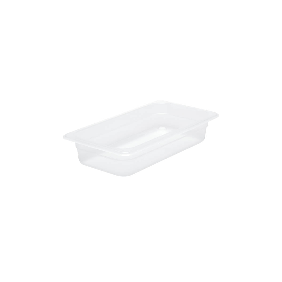 CPP-13065 Chef Inox  GN Storage Container Polypropylene Size 1/3 x 65mm Clear Tomkin Australia Hospitality Supplies