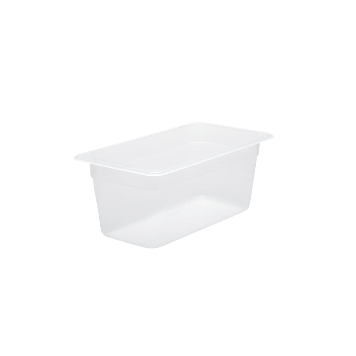 CPP-13100 Chef Inox  GN Storage Container Polypropylene Size 1/3 x 100mm Clear Tomkin Australia Hospitality Supplies