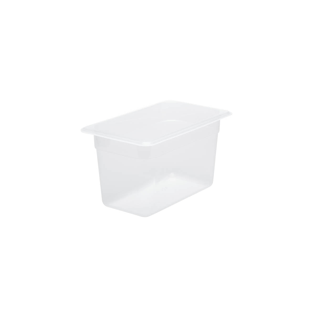 CPP-14150 Chef Inox  GN Storage Container Polypropylene Size 1/4 x 150mm Clear Tomkin Australia Hospitality Supplies