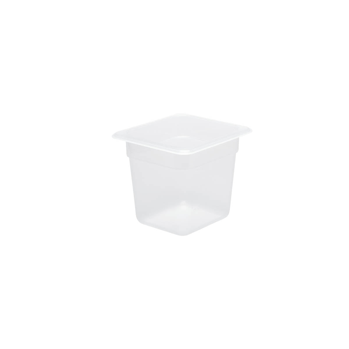 CPP-16150 Chef Inox  GN Storage Container Polypropylene Size 1/6 x 150mm Clear Tomkin Australia Hospitality Supplies