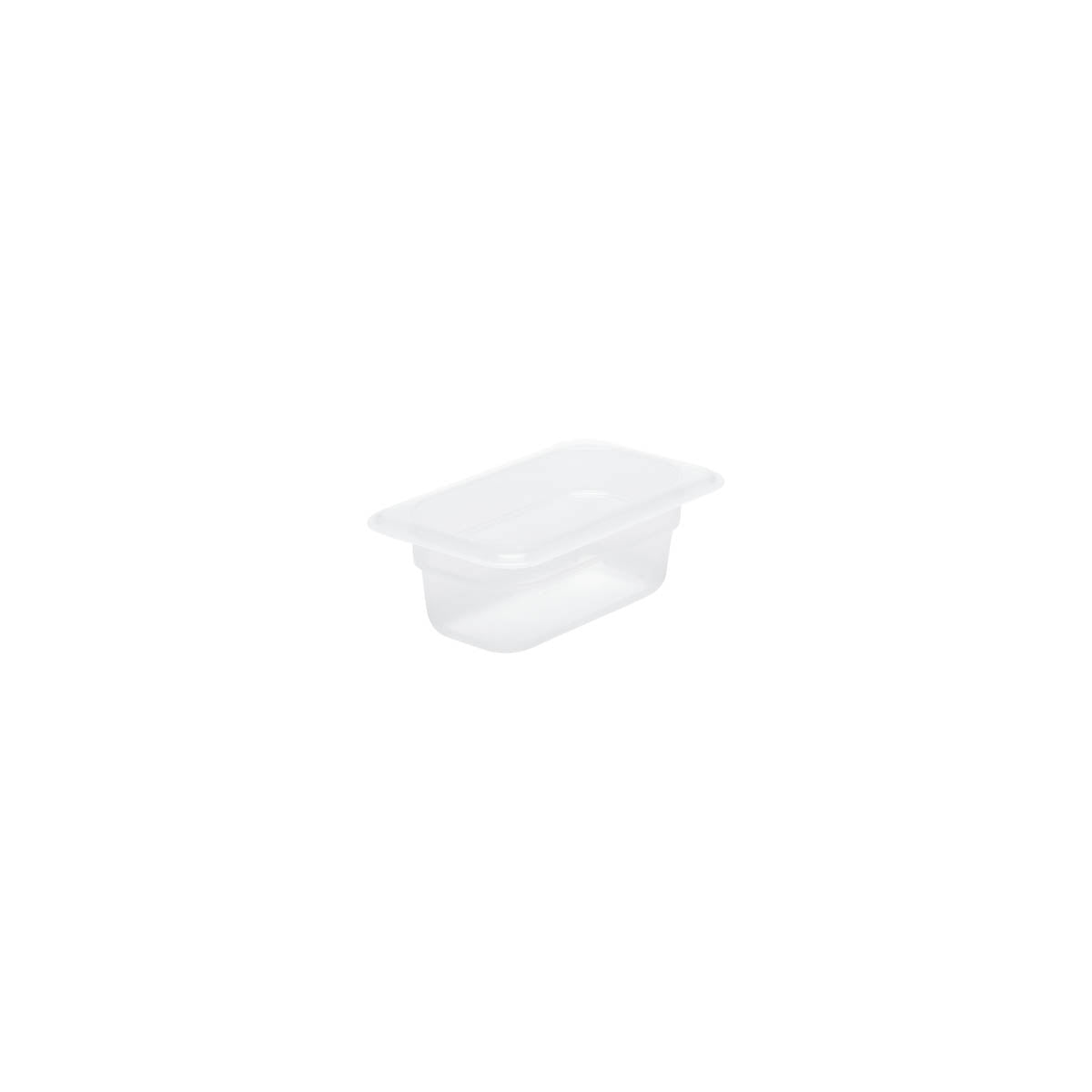 CPP-19065 Chef Inox  GN Storage Container Polypropylene Size 1/9 x 65mm Clear Tomkin Australia Hospitality Supplies