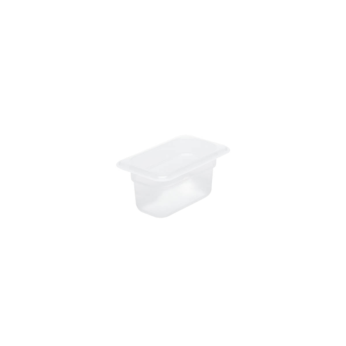 CPP-19150 Chef Inox  GN Storage Container Polypropylene Size 1/9 x 150mm Clear Tomkin Australia Hospitality Supplies