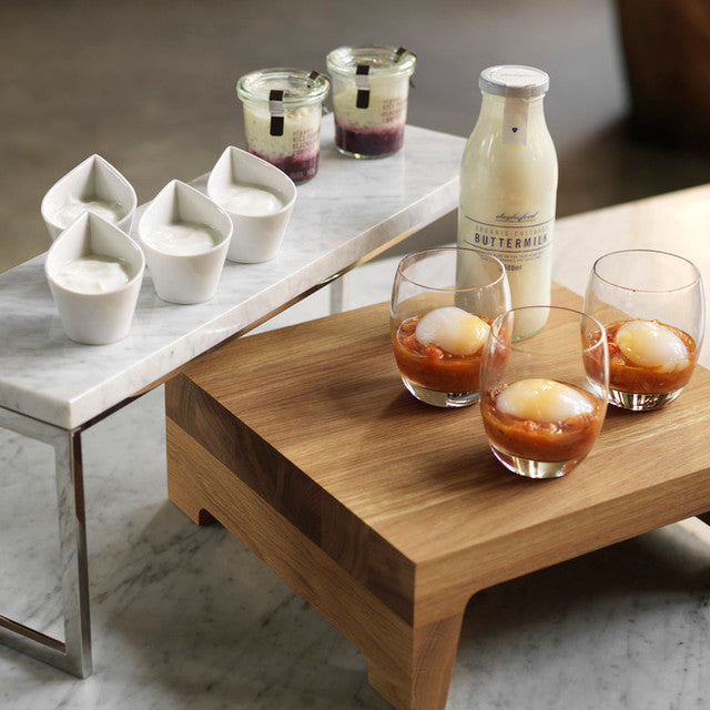 CRASTERBOBBOS Craster Craster Oak Patisserie Riser Small 210x210x100mm Tomkin Australia Hospitality Supplies