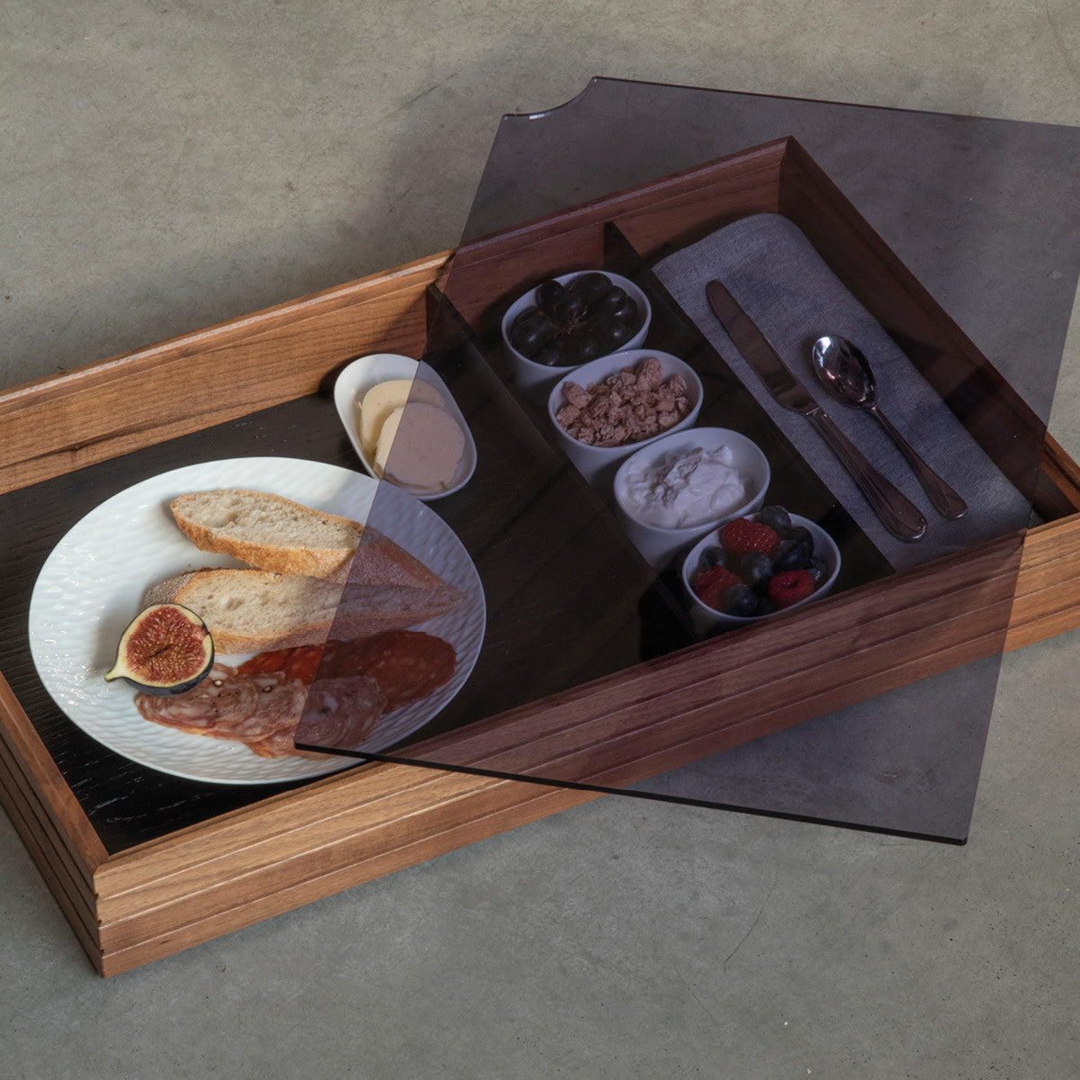 Craster Flow Bento Lid 1/2 Size 310x250x4mm