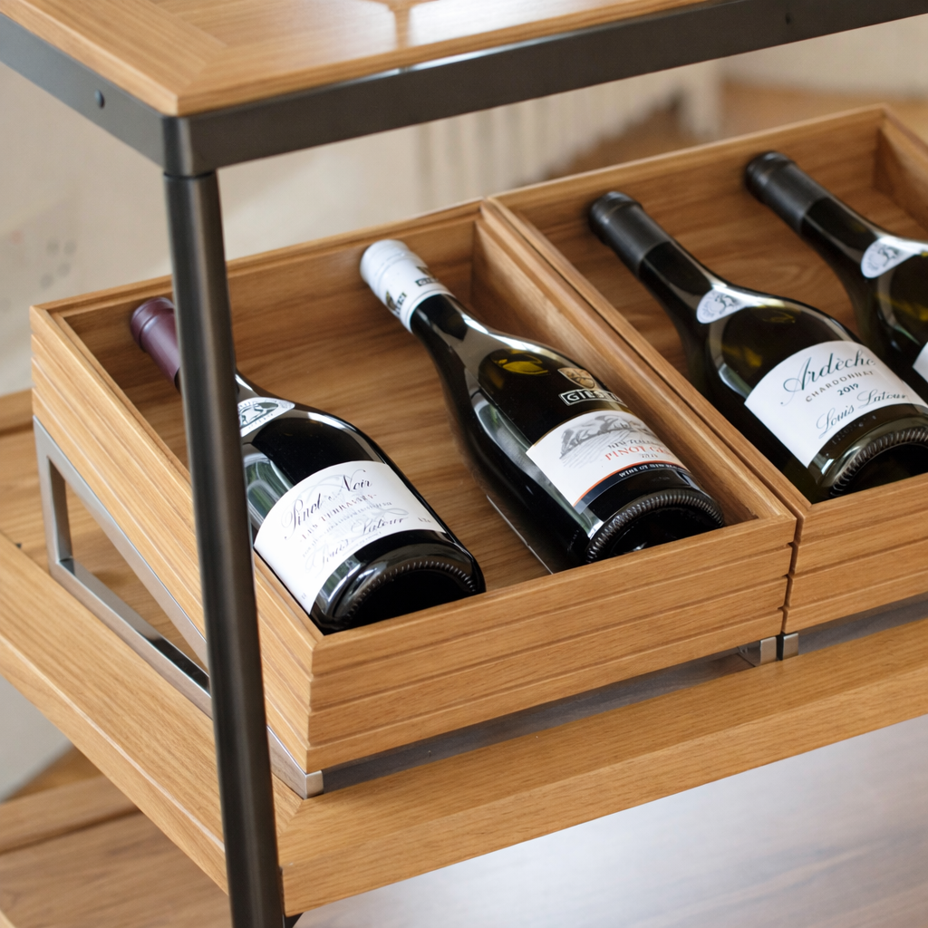 Craster Flow Oak Tray Tall 1/2 Size 325x265x75mm