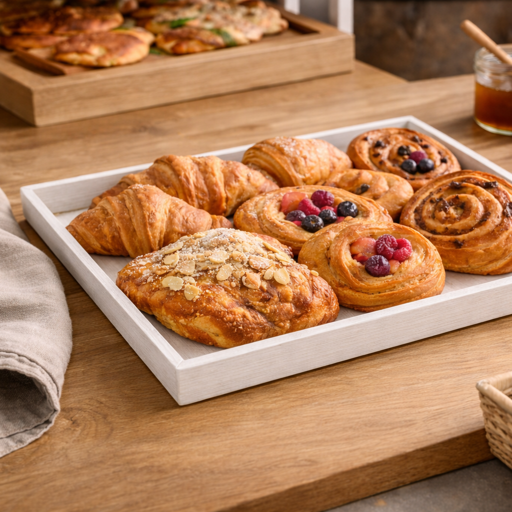 Craster Flow White Tray Low 1/1 Size 530x325x40mm