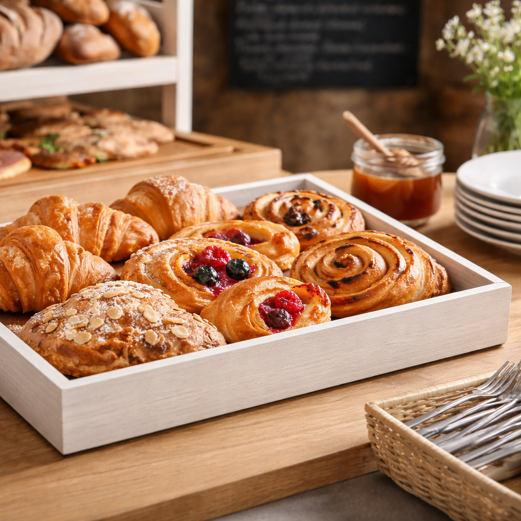 CRASTERBUFR047 Craster Craster Flow White Tray Tall 1/2 Size 325x265x75mm Tomkin Australia Hospitality Supplies