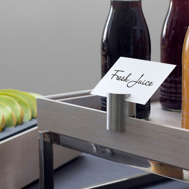 CRASTERBULH004 Craster Craster Flow Label Holder Cylindrical 30x38mm Tomkin Australia Hospitality Supplies