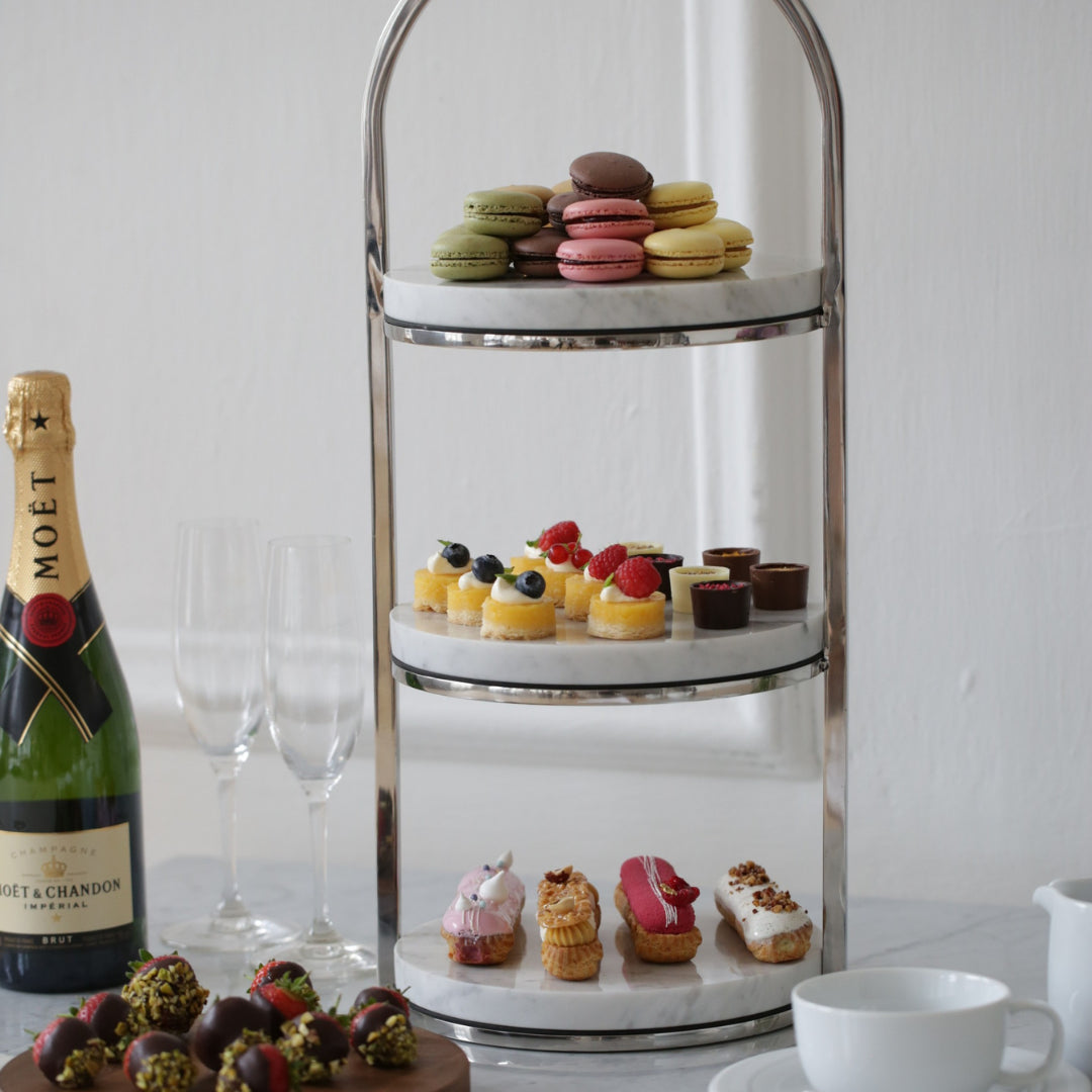 Craster Tilt 3-Tier Frame / Stand Stainless Steel 242x218x553mm