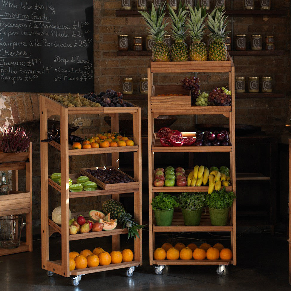 Craster Flow Oak 5-Tier Stand with 5 CRASTERBUFR001 Trays 574x400x1459mm