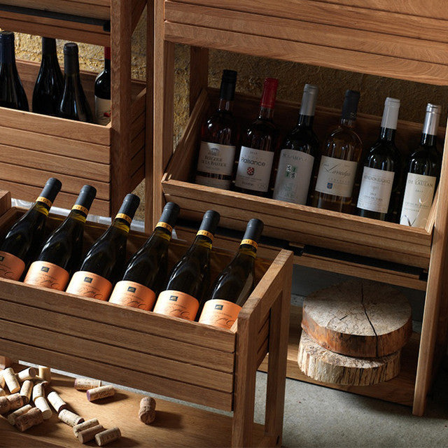 Craster Flow Oak Trough Tray 530x250x160mm