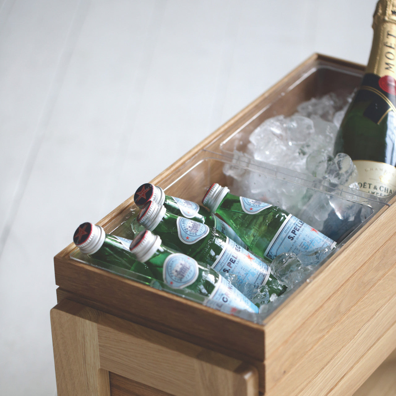 CRASTERBURS009 Craster Craster Flow Oak Trough Tray Tall 530x250x200mm Tomkin Australia Hospitality Supplies