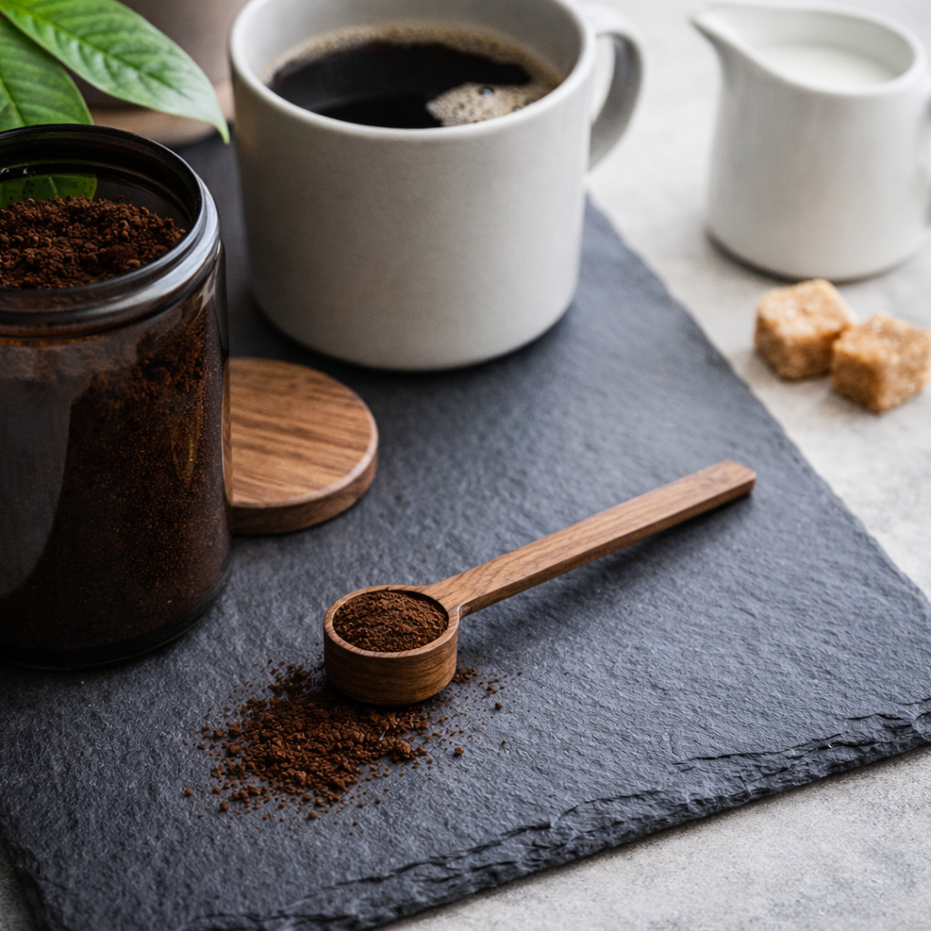 CRASTERBUSP001 Craster Craster Tilt Walnut Spoon 245x80x38mm Tomkin Australia Hospitality Supplies