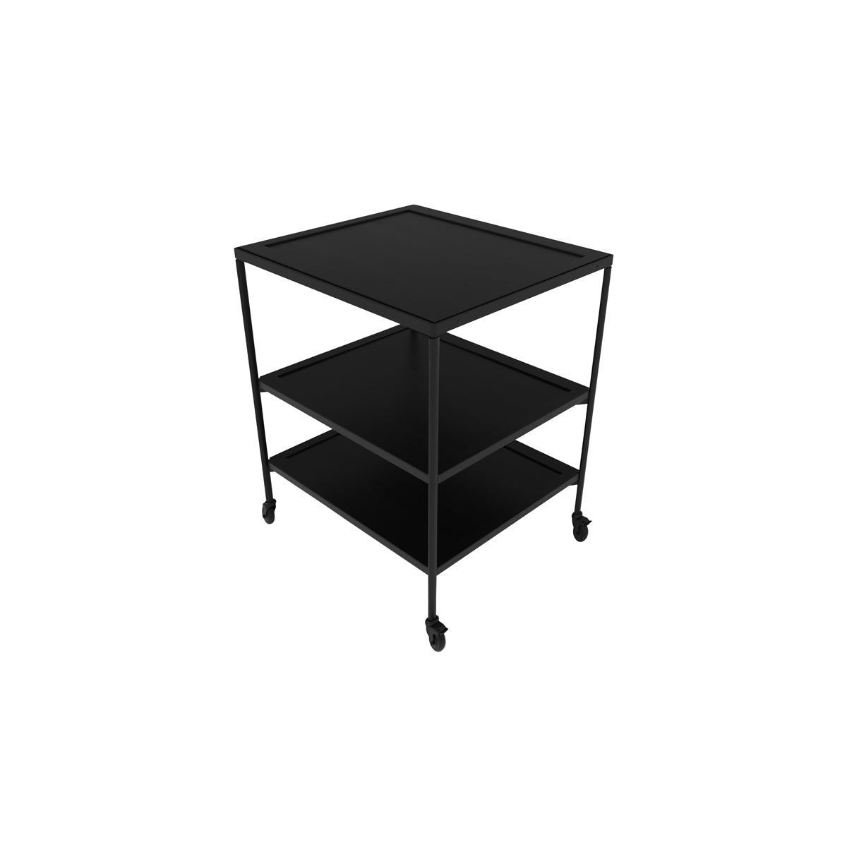 CRASTERTOMOD21OAKB Craster Fare 2.1 Black Trolley 791x669x897mm Tomkin Australia Hospitality Supplies