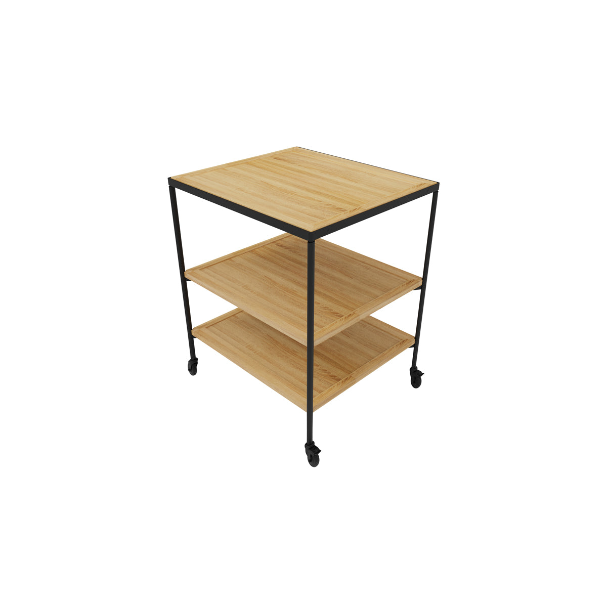 CRASTERTOMOD21OAKN Craster Fare 2.1 Oak Trolley 791x669x897mm Tomkin Australia Hospitality Supplies